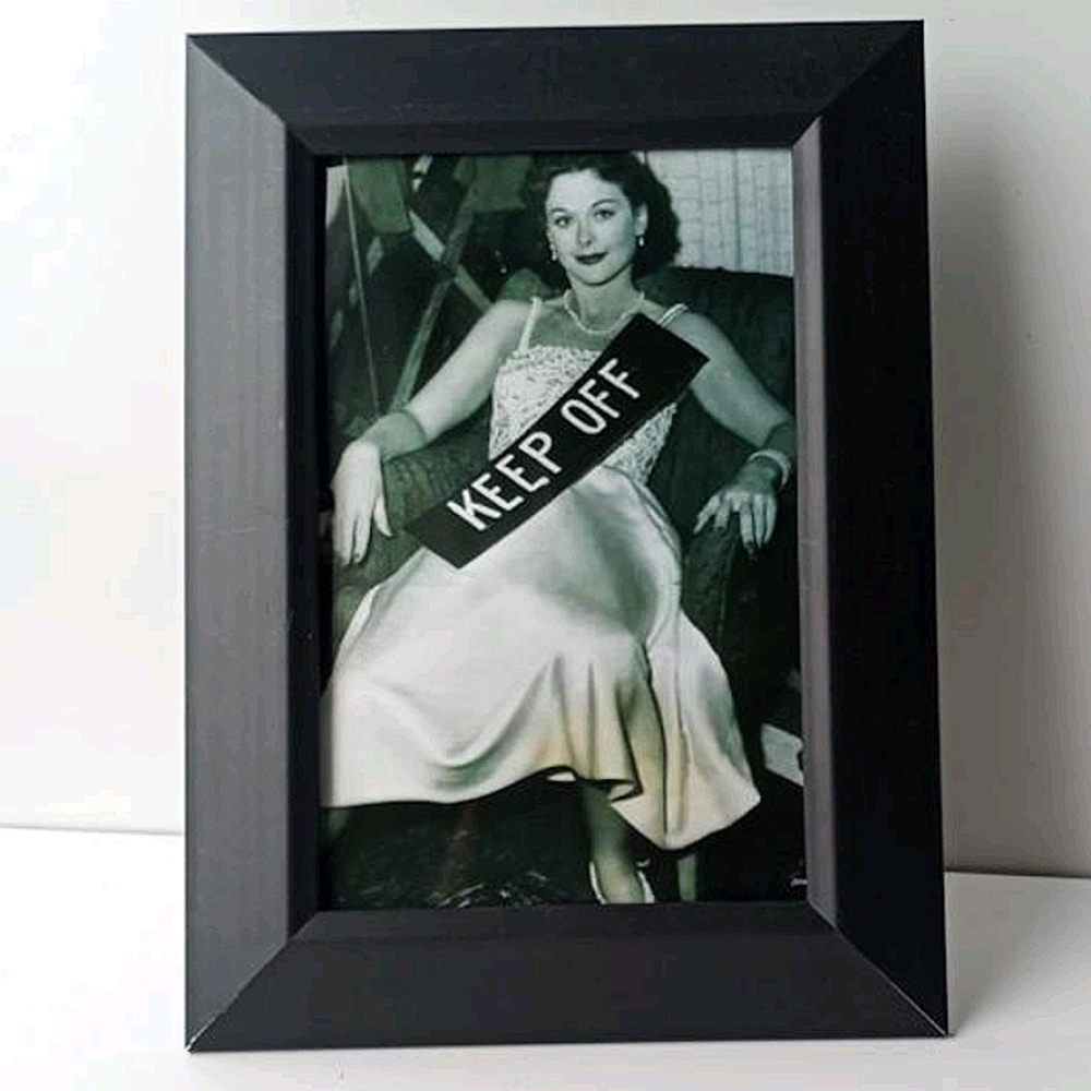 Vintage Feminist Woman Keep Off Retro Female Boho - Picture 3 of 9